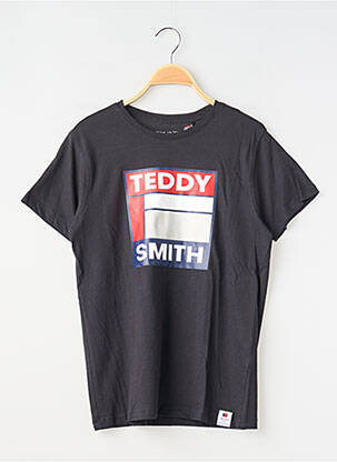 T-shirt coupe droite manches courtes noir TEDDY SMITH garçon
