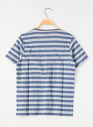 T-shirt coupe droite manches courtes bleu TEDDY SMITH garcon