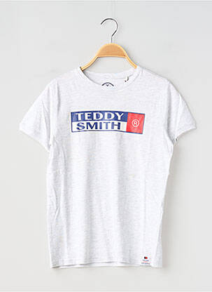 T-shirt coupe droite manches courtes blanc TEDDY SMITH garcon