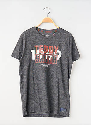 T-shirt coupe droite manches courtes gris TEDDY SMITH garcon