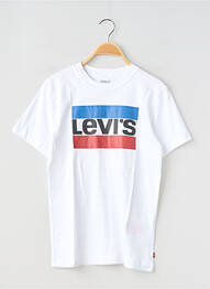 T-shirt coupe droite manches courtes blanc LEVIS garcon