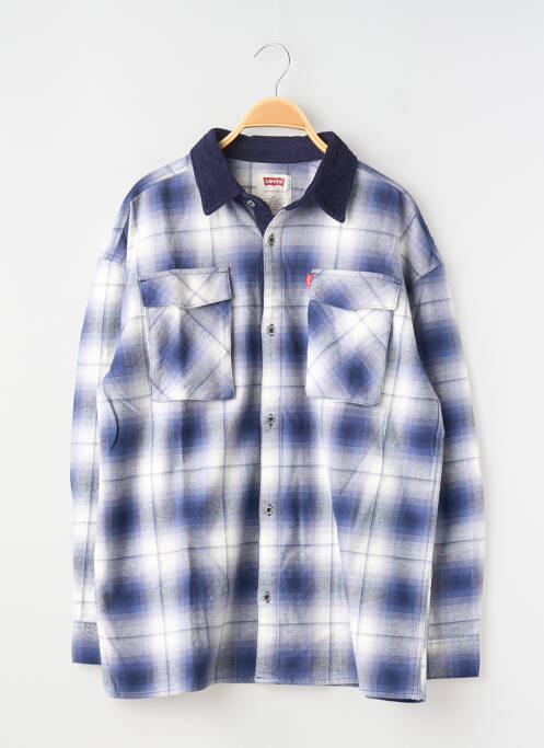 Chemise manches longues coupe droite bleu LEVIS garcon
