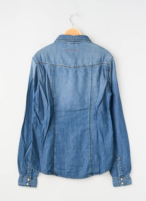 Chemise manches longues coupe droite bleu TEDDY SMITH garcon