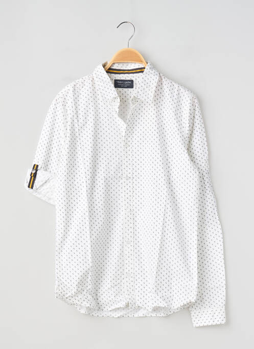 Chemise manches longues coupe droite blanc TEDDY SMITH garcon