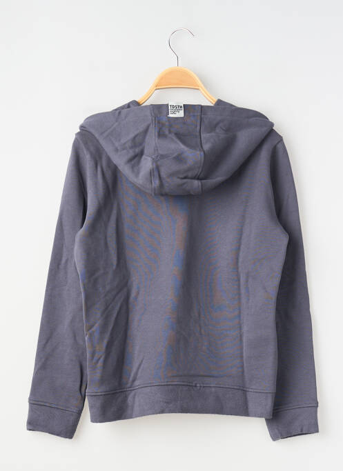 Sweat-shirt à capuche poches manches longues bleu TEDDY SMITH garcon