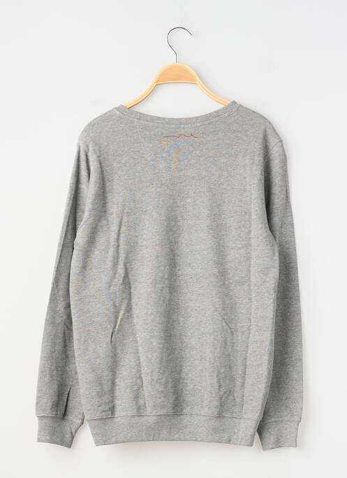 Sweat-shirt manches longues manches longues gris TEDDY SMITH garcon