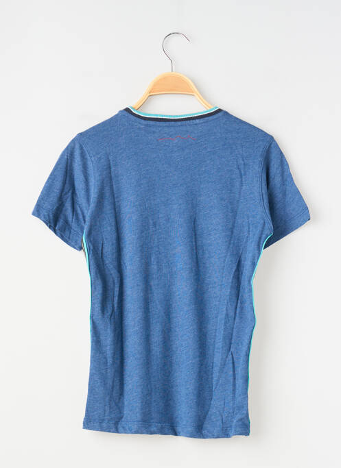 T-shirt coupe droite manches courtes bleu TEDDY SMITH garcon