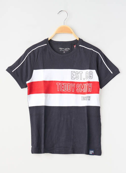 T-shirt coupe droite manches courtes noir TEDDY SMITH garcon