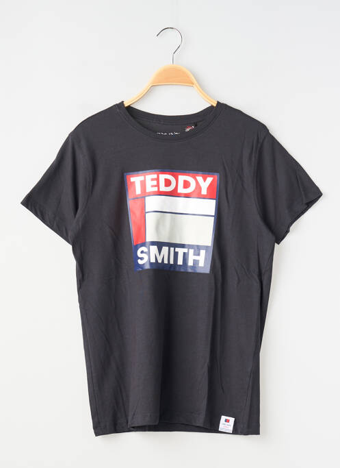 T-shirt coupe droite manches courtes noir TEDDY SMITH garcon