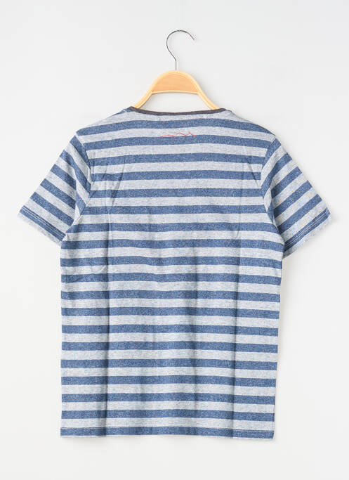 T-shirt coupe droite manches courtes bleu TEDDY SMITH garcon