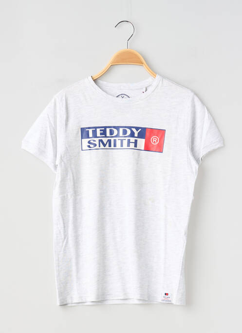 T-shirt coupe droite manches courtes blanc TEDDY SMITH garcon