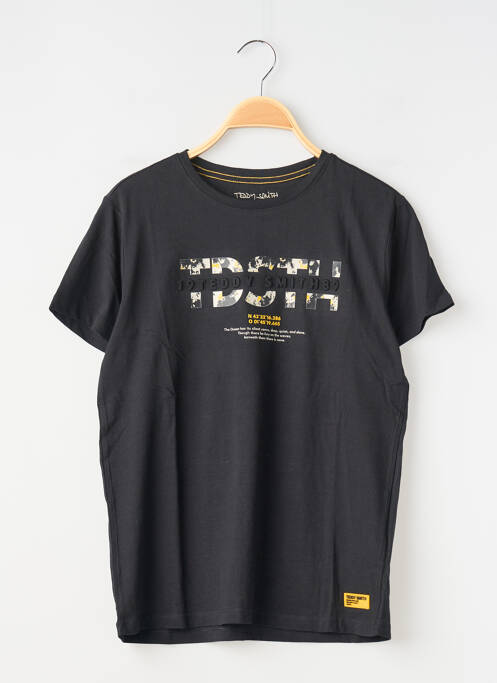 T-shirt coupe droite manches courtes noir TEDDY SMITH garcon