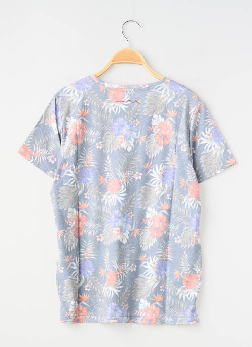 T-shirt coupe droite manches courtes bleu TEDDY SMITH garcon