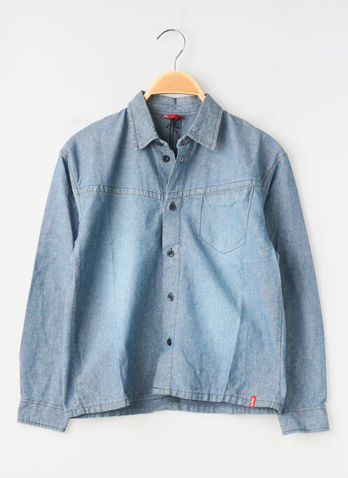 Chemise manches longues bleu LEVIS garçon