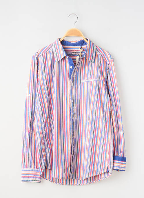 Chemise manches longues bleu TEDDY SMITH garçon