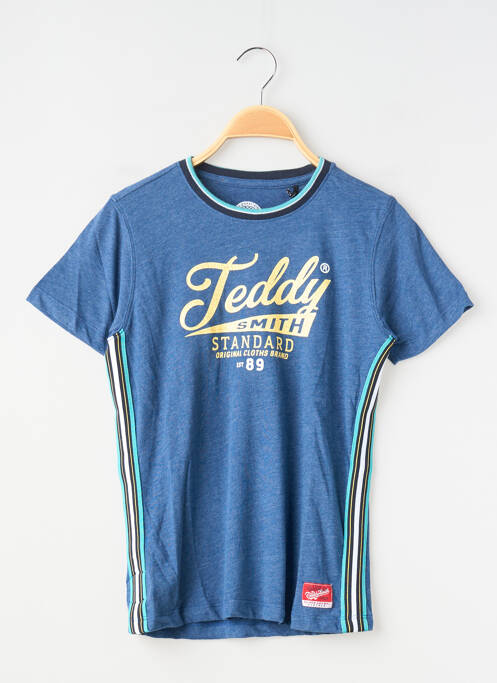T-shirt bleu TEDDY SMITH garçon