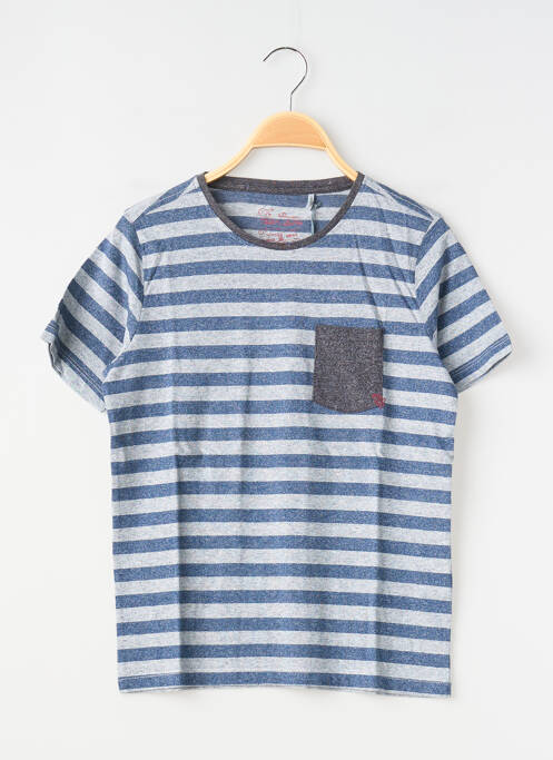 T-shirt bleu TEDDY SMITH garçon