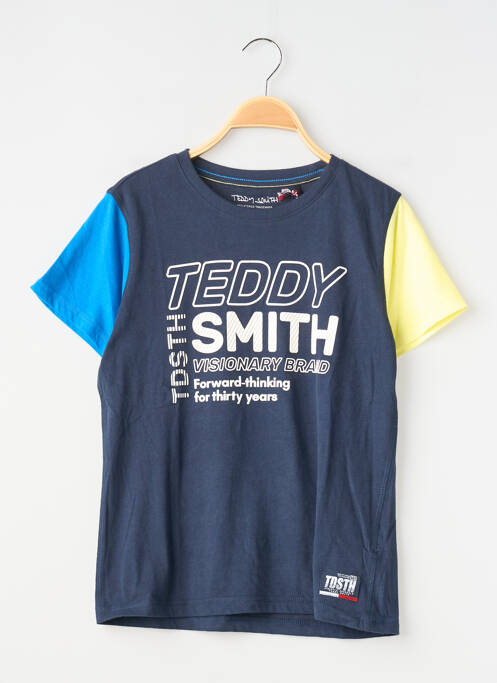 T-shirt bleu TEDDY SMITH garçon