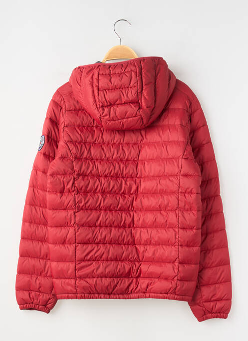 Doudoune manches longues a capuche rouge TEDDY SMITH garcon