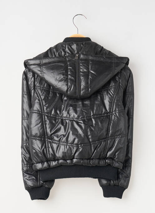 Doudoune manches longues a capuche noir TEDDY SMITH fille