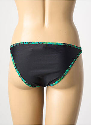Bas de maillot de bain imprimé fleurs culotte noir PIECES femme