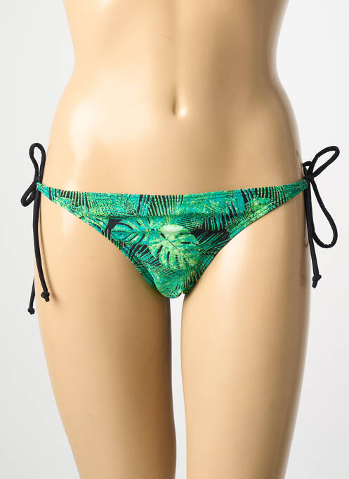 Bas de maillot de bain vert PIECES femme