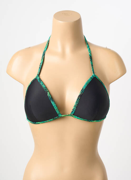 Haut de maillot de bain noir PIECES femme