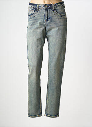 Jeans coupe slim tissage brut taille normale bleu CREAM femme