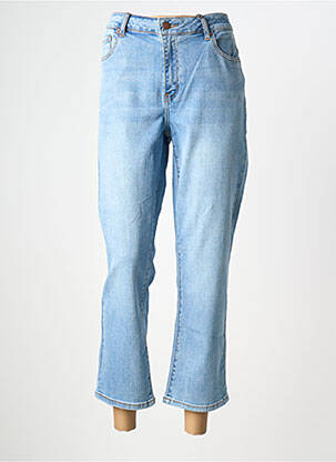 Jeans coupe droite taille normale taille normale bleu KAFFE femme