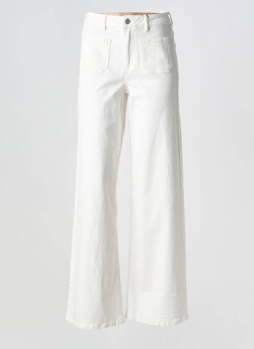 Pantalon droit blanc KAFFE femme