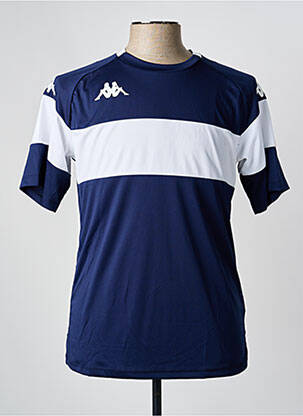 T-shirt coupe droite manches courtes bleu KAPPA homme