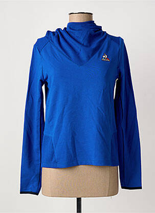 Sweat-shirt à capuche manches longues manches longues bleu LE COQ SPORTIF femme