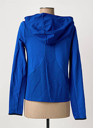 Sweat-shirt à capuche broderie manches longues bleu LE COQ SPORTIF femme