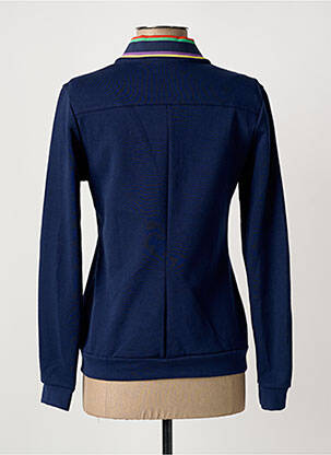 Veste casual col rond bleu LE COQ SPORTIF femme