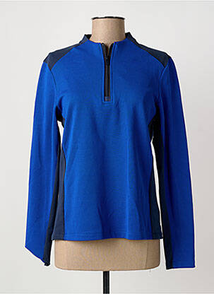 Pull coupe cintrée manches longues bleu LE COQ SPORTIF femme
