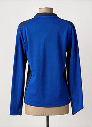 Pull coupe cintrée manches longues bleu LE COQ SPORTIF femme