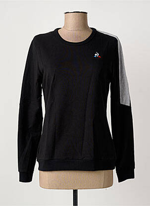 Sweat-shirt noir LE COQ SPORTIF femme