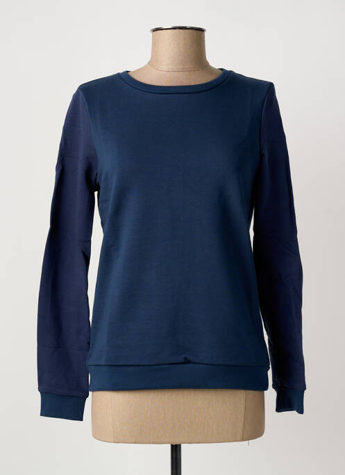 Sweat-shirt manches longues manches longues bleu LE COQ SPORTIF femme