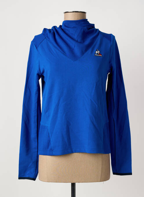 Sweat-shirt à capuche bleu LE COQ SPORTIF femme
