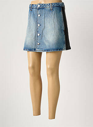 Jupe courte poches bleu RAGDOLL femme
