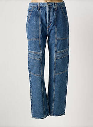 Jeans coupe droite bleu AGOLDE femme