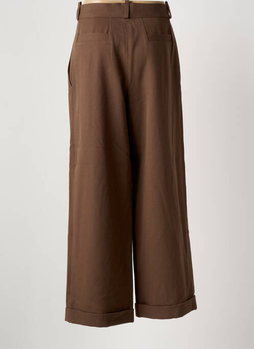 Pantalon flare coupe évasée marron MARGAUX LONNBERG femme