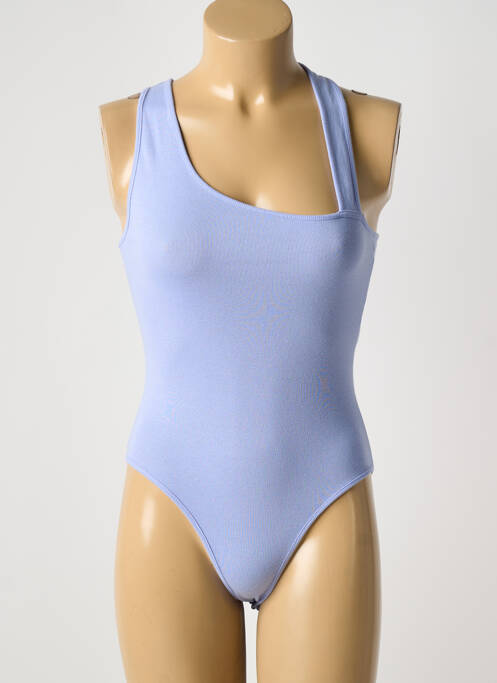 Body coupe cintrée fines bretelles violet MARGAUX LONNBERG femme