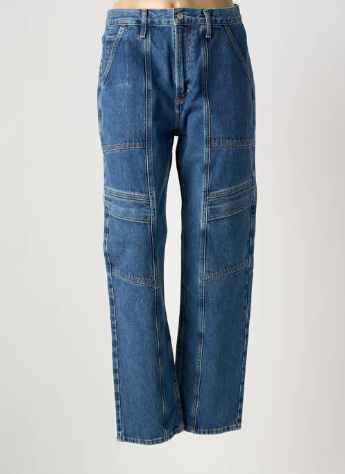 Jeans coupe droite bleu AGOLDE femme