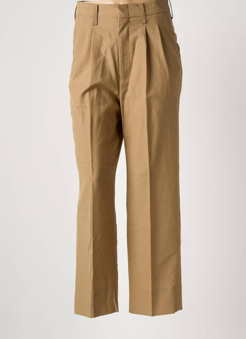 Pantalon droit beige LAURENCE BRAS femme