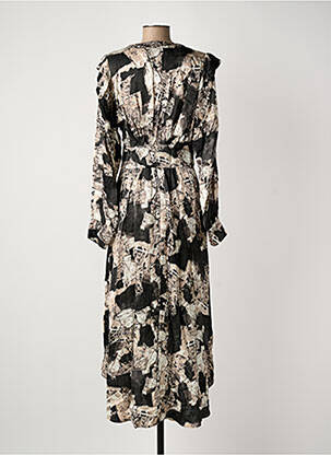 Robe longue manches longues manches longues gris IRO femme