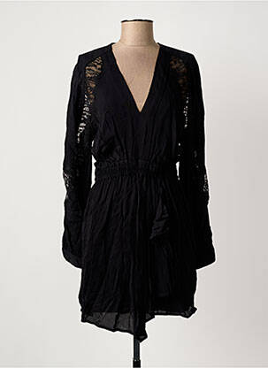 Robe courte manches longues manches longues noir IRO femme