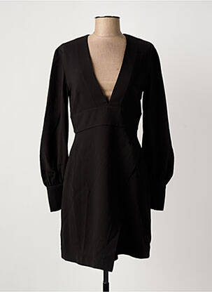 Robe courte fermeture zippée au dos manches longues noir IRO femme