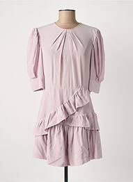 Robe courte manches 3/4 manches 3/4 violet IRO femme