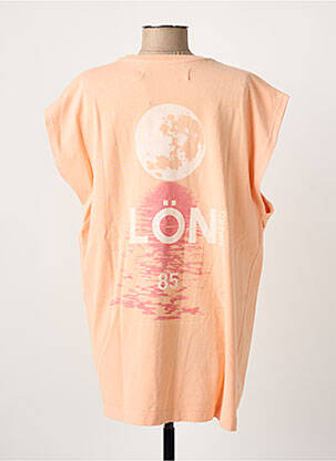 Tunique manches courtes tissage jersey orange MARGAUX LONNBERG femme